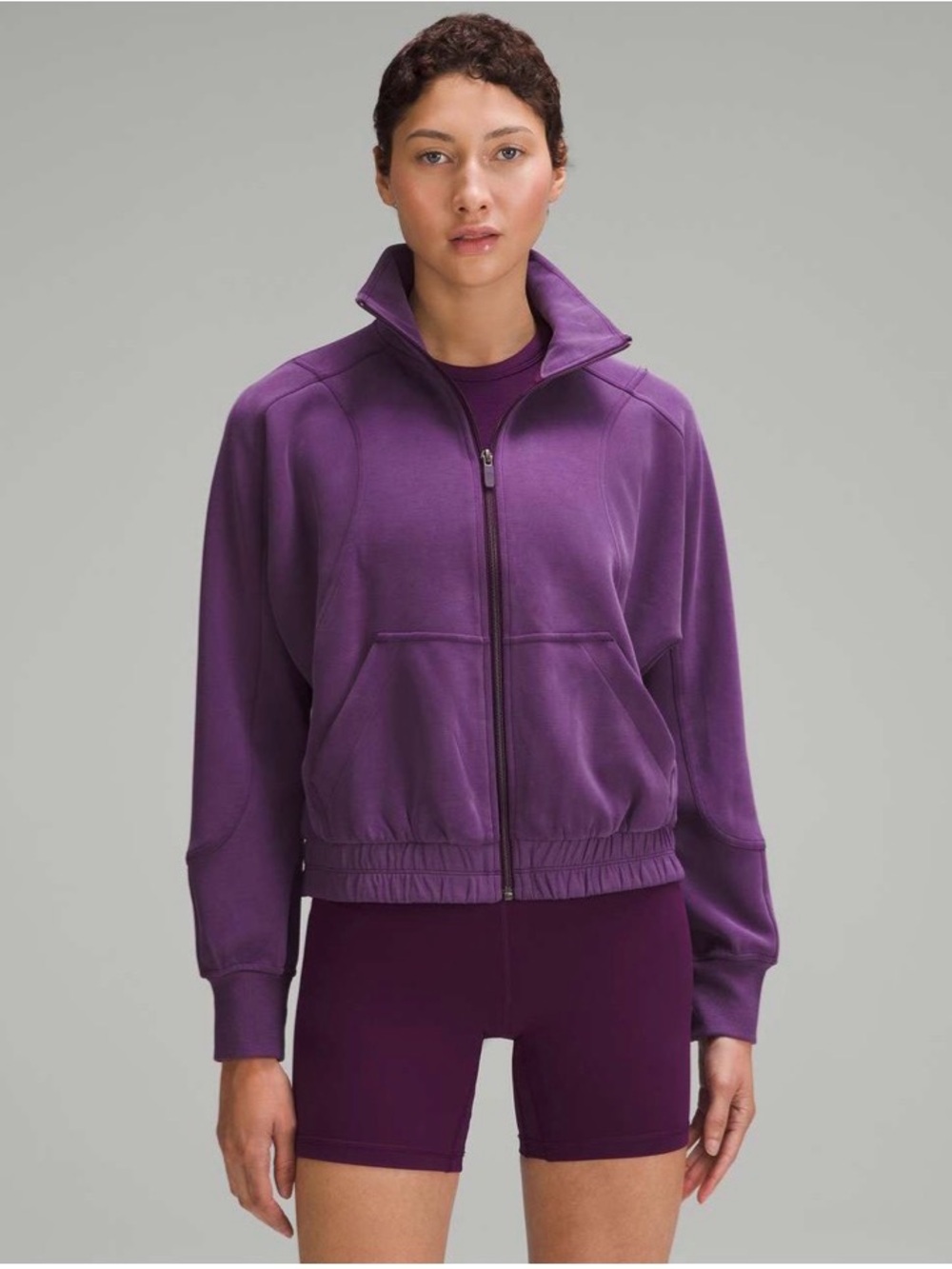 Lululemon Brushed Softstreme Funnel-Neck Zip Up
Dramatic Magenta